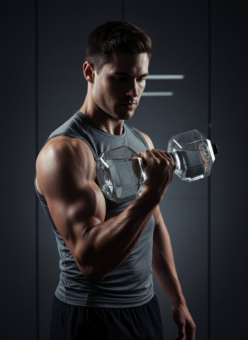 dumbell water bottle